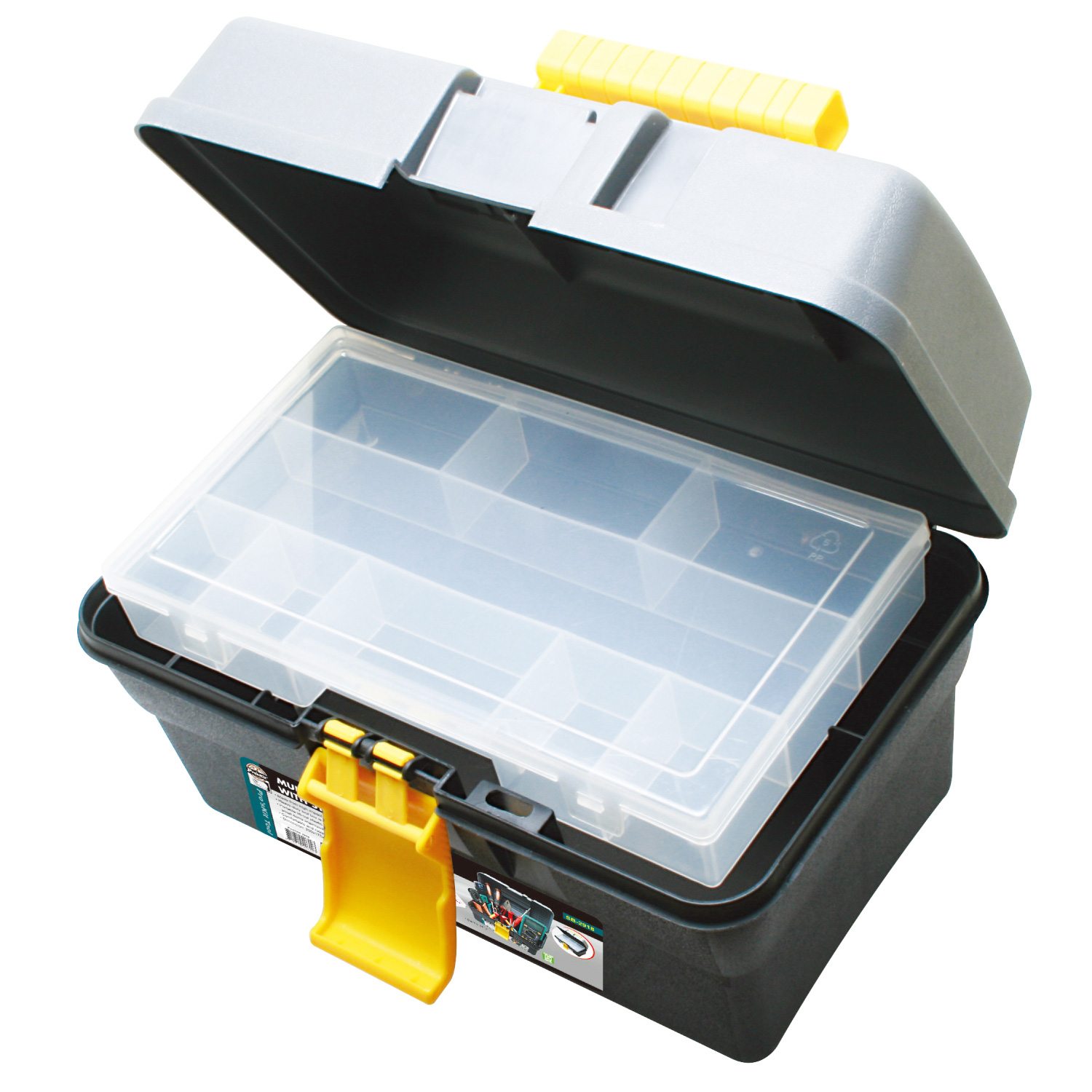 Bay Baogong SB-2918 multi-functional inner box toolbox parts box gold toolbox home collection box