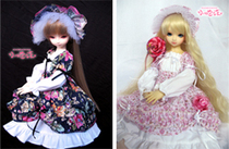 bjd 1 4 Giant Baby 1 3 big girl Autumn dress Hundred Flowers (two clothes changed cloth ~)