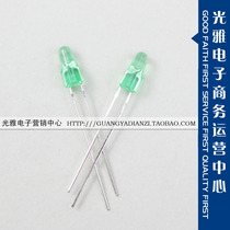 3MM green light high head 4114GT transparent green hair green yellow Green LED LED indicator light dedicated