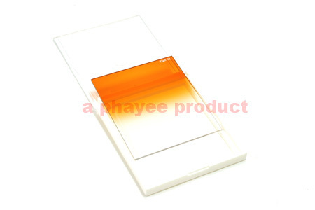 (Triple Crown) Inserts slice Gradual Layer Sunset Color Filter Sundown Gradual Layer Orange Gradual layer square sheet filter