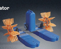 Waterwheel aerator two leaves 0 75KW380V Fujitsu fish pond aerator export products