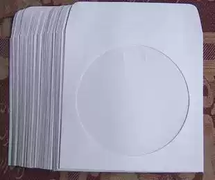 CD white bag 100g super thick disc paper bag CD DVD bag burning disc protective bag 100 a bag