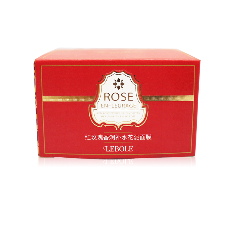 Lebole/莱珀丽 红玫瑰香润补水花泥面膜 补水按摩面部肌肤