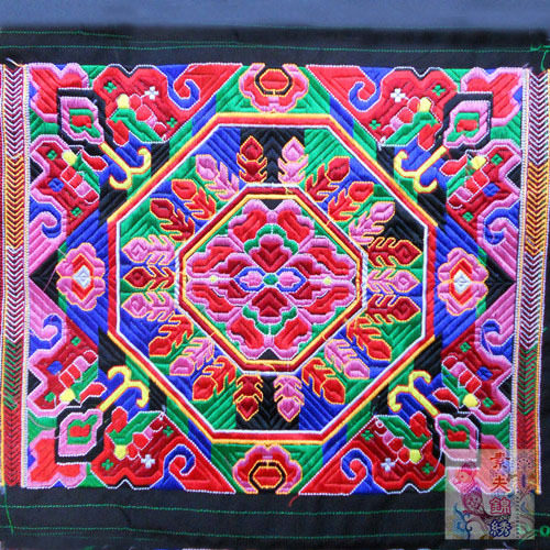 Ethnic style full embroidery embroidery machine embroidery piece diy accessories fabric embroidery surface home accessories go abroad gifts