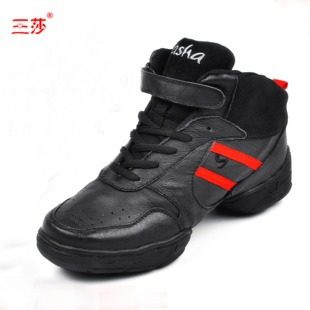 Sansha Dance Shoes Dance Shoes Women's Style Square Dance Shoes Genuine Leather Soft Bottom Dancing Shoes Modern Jazz Dance Shoes