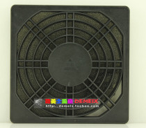 New 9CM cm plastic dustproof net three-in-one black chassis fan with washable use