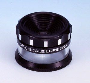 Japan PEAK Compulsory magnifying glass 2037-30X Magnifier scale sheet