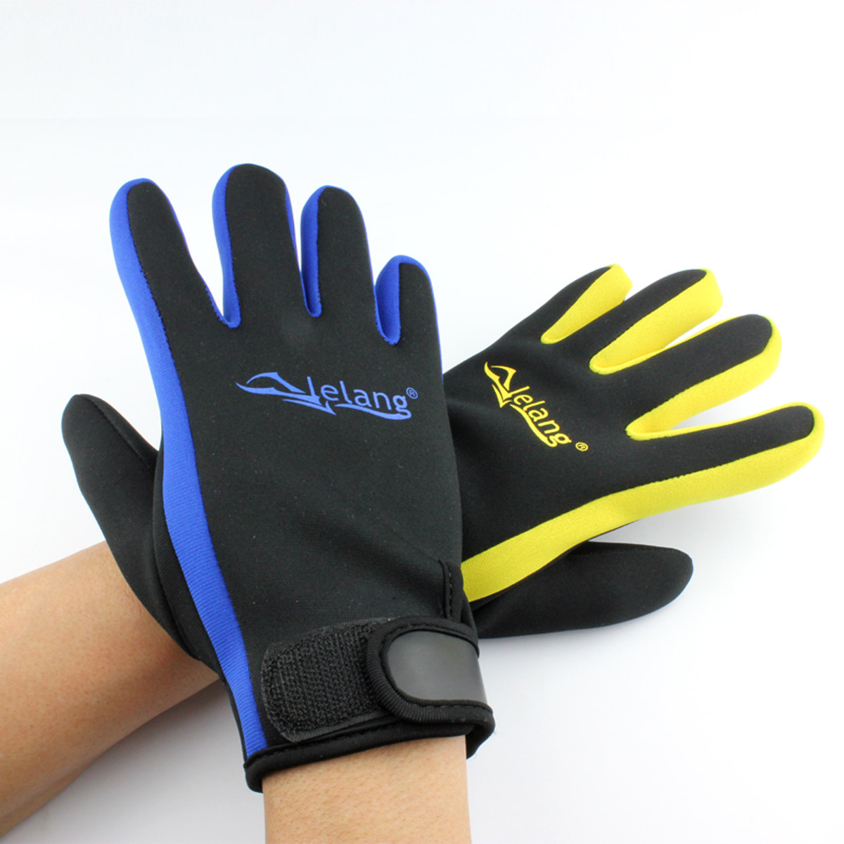 Couple diving gloves diving material comfort belt magic buckle snorkeling gloves flat car sports gloves