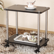 Wheeled small coffee table movable small table creative window table activity tea table balcony table simple modern tea rack