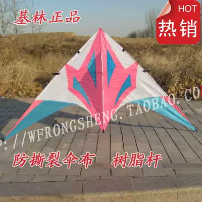 Kite Keilin 2 8 meters armor triangle kite umbrella resin Rod good flying