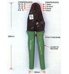 Original installed Taiwan with Yuan YA terminal crimping pliers YYT-8 crimping pliers press pliers