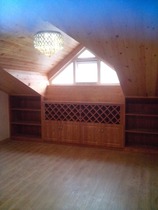 Professional customized duplex room wardrobe