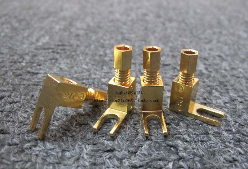 CMC Socket Connector Pure Red Copper Gilded Antique Liner Machine Special Inserts for Banana RMB25  One