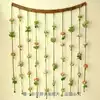 Foreign trade handmade fabric door curtain Lotus lotus fabric partition window Entrance entrance curtain Feng Shui decoration craft door curtain