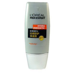 欧莱雅 男士防晒霜抗晒防护保湿露30ml清爽保湿隔离霜SPF30无包装