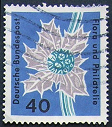 Federal Germany 1963 Plant and Philatelic Exhibition 40pf Letter Pin