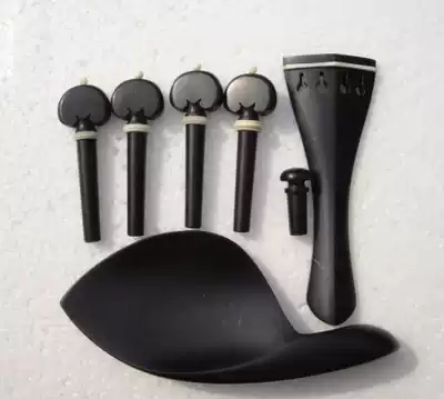 Violin-specific accessories chin rest la xian ban handle tail D nut Ebony hot sale 20 tao le