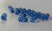 1 6 cm glass beads marbles glass balls Glass beads Yo-yo marbles Fish tank accessories 60 pieces on sale