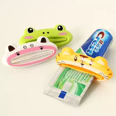 Creative cartoon animal modeling toothpaste squeezer manual facial cleanser cute mini single pack
