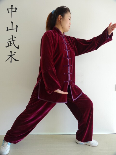 Autumn and winter thickened gold velvet Tai Chi clothing practice clothing for men and women models non-fleece Tai Chi clothing Tai Chi clothing