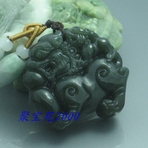 Send certificate pendant Hetian jade pendant Jade brave pendant defining a brave pendant pendant