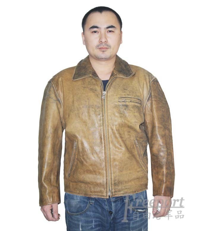 RBC Leather Jacket Ancient Leather Jacket Rock Locomotive Leather Jacket