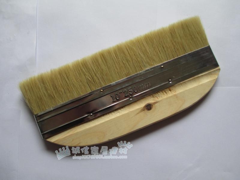Real Da Card 10 Inch Brown Hair Brush Large Board Brushed Brush Marine Brush 250mm Shipyard Special