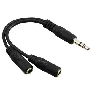 3 5 revolution double 3 5 female headphones one point two audio cable couple plug audio cable adapter cable 1 point 2 connect MP3 4