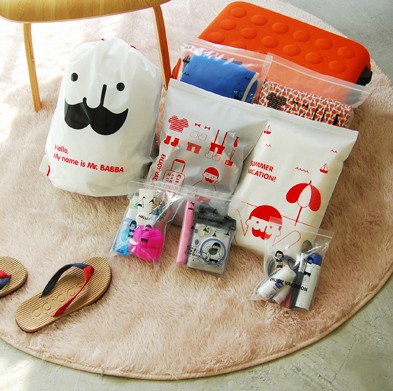 Full-teratogenic good travel cashier bag suit sorting and finishing bag combined 8 pieces of entry