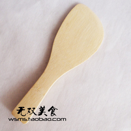 Sushi cuisine Purple Vegetable bread rice noodles Noodles Served with special bamboo and wood spoon 14CM small inclined spoon sushi rice spoon