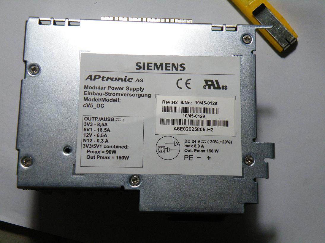 SIEMENS A5E02625805-H2 Aptronic AG cV5_DC Siemens power supply repair
