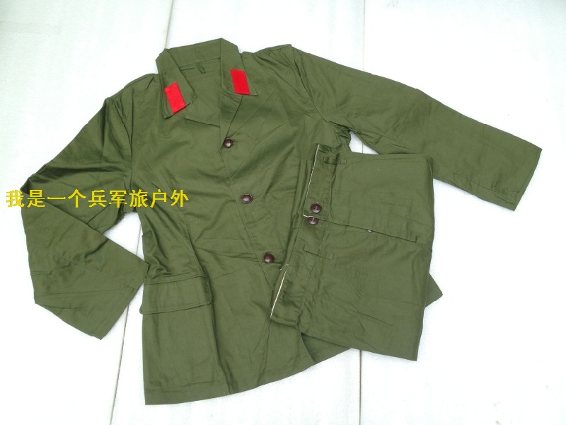 Stock old goods 65-style women's trousers 78-style really good small lapel female soldier summer dress (without collar)