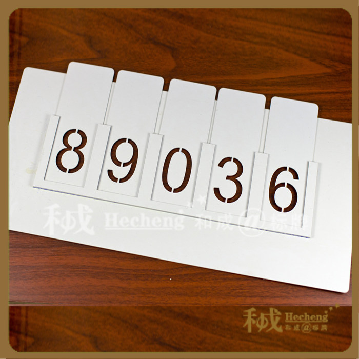 Spray paint stencil Plug-in spray plate Hollow plate Hollow word spray plate can be changed alphanumeric hollow spray plate