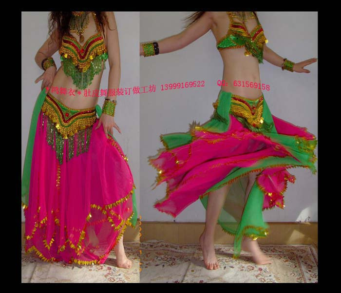 *Hon Dance Clos * Mei Red 011 belly dance with professional order to do * bicolor demonic *