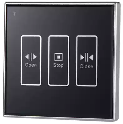 Monorail electric curtain switch panel wireless remote control touch screen left and right smart home curtain control accessories