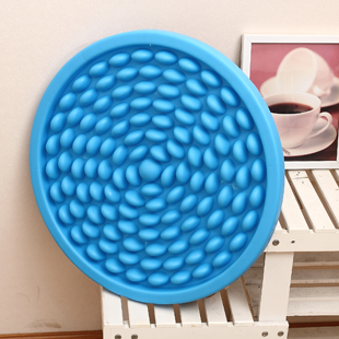 Round Finger Press Plate Massage Footbed Imitation Goose Soft Stone Healthy Massage Cushion Multiple Choice Of Pure Color Diameter 52cm