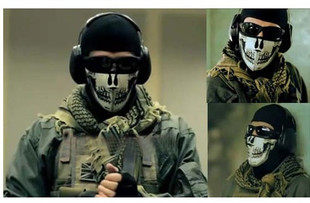 Locomotive mask rider mask Skull skull mask windproof anti-dust and warm protective mouth mask ghost face