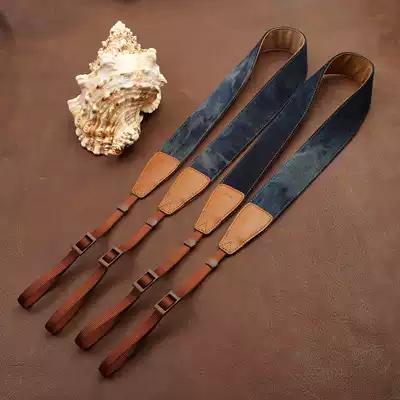 cam-in Adjustable cotton denim SLR camera baby bag micro SLR camera neck shoulder strap Sony Fuji Canon