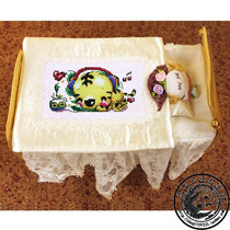 Out of print production clearance Korea Ye single cross stitch blank accessories Princess bed tissue set tissue box