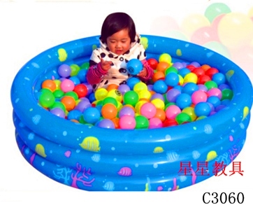 Baby Inflatable Marine Polo Pool Polo Pool Fishing Pool Sandpool Children Swimming Pool Three-ring Inflatable Play Pool