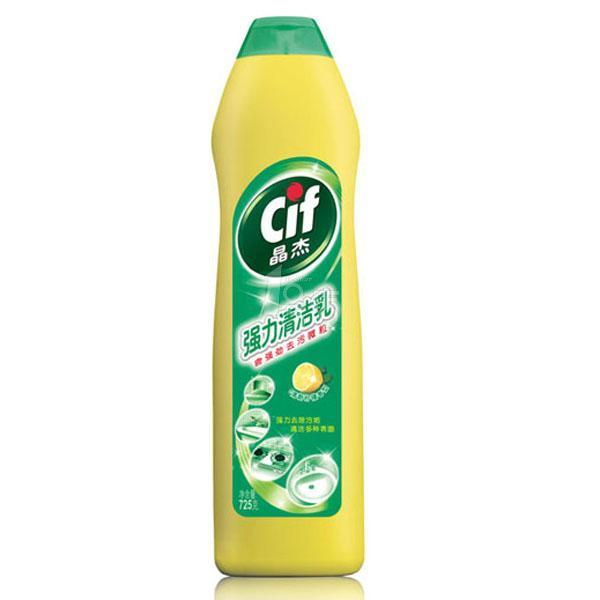 Cif/晶杰 强力清洁乳 清新柠檬 725g
