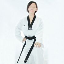  Taekwondo years] NOOTHE full process worsted striped fabric Taekwondo clothing Taekwondo