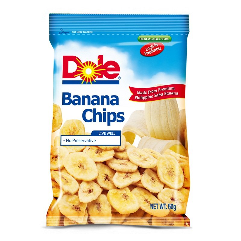 【天猫超市】菲律宾进口水果干 Dole都乐香蕉脆片 60g/包