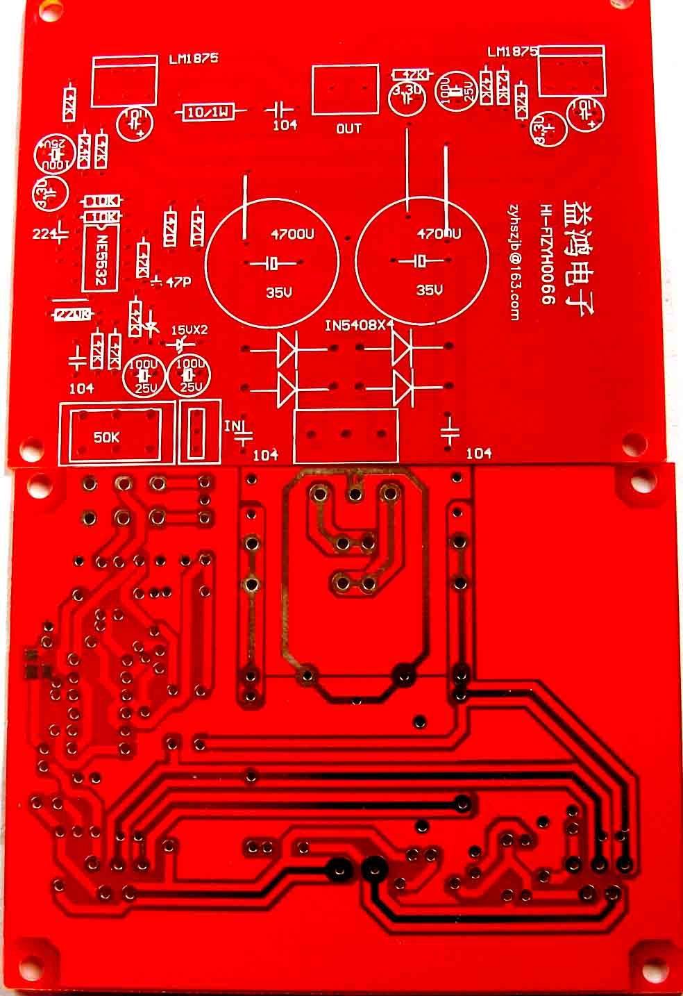 pcb amplifier subwoofer