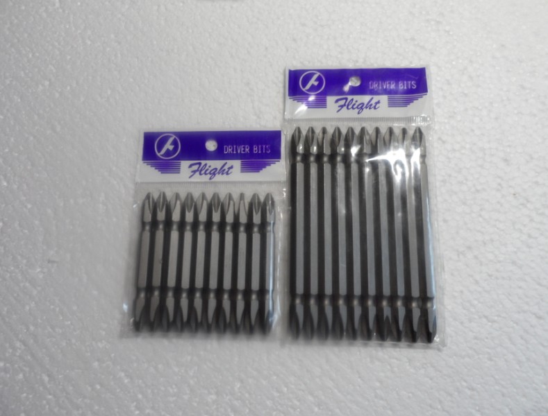 Taiwan imported pneumatic screwdriver head S2 steel with magnetic pneumatic screwdriver head 2# double-headed cross pneumatic screwdriver nozzle 10 pieces