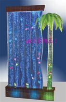 Aquarium screen Bubble wall Water dance light Glowing fish tank Bubble water column light Wine cabinet