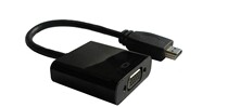 hdmi to vga conversion line adapter line HD video support 1080p with chip black and white