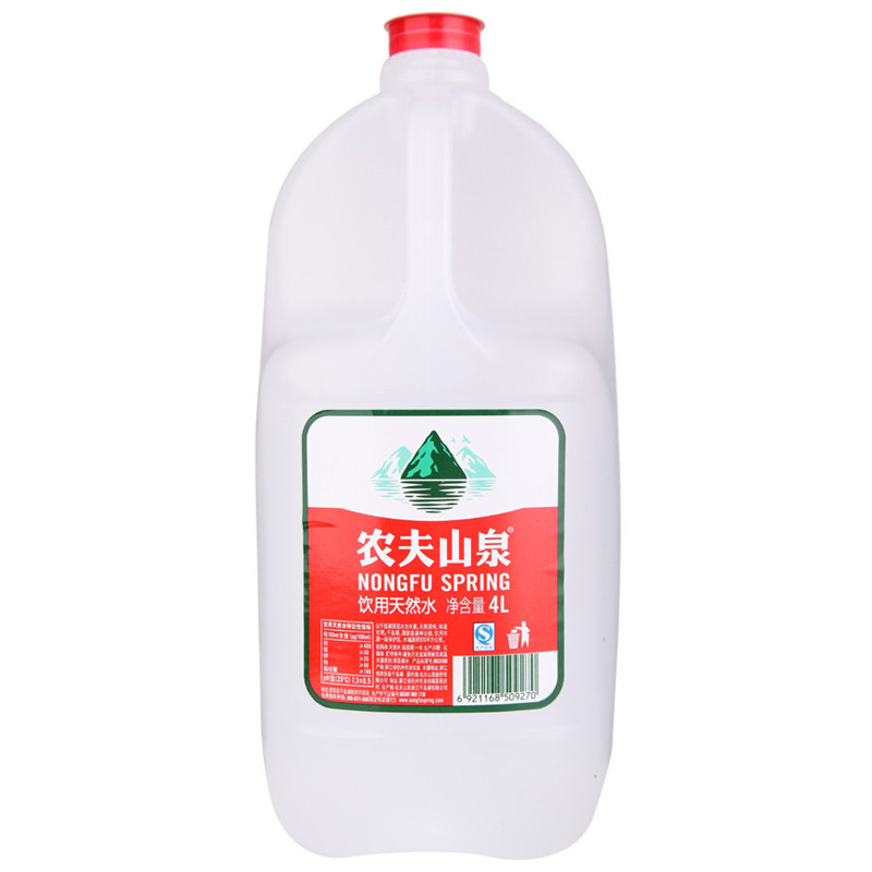 【天猫超市】农夫山泉 饮用天然水  4L/桶