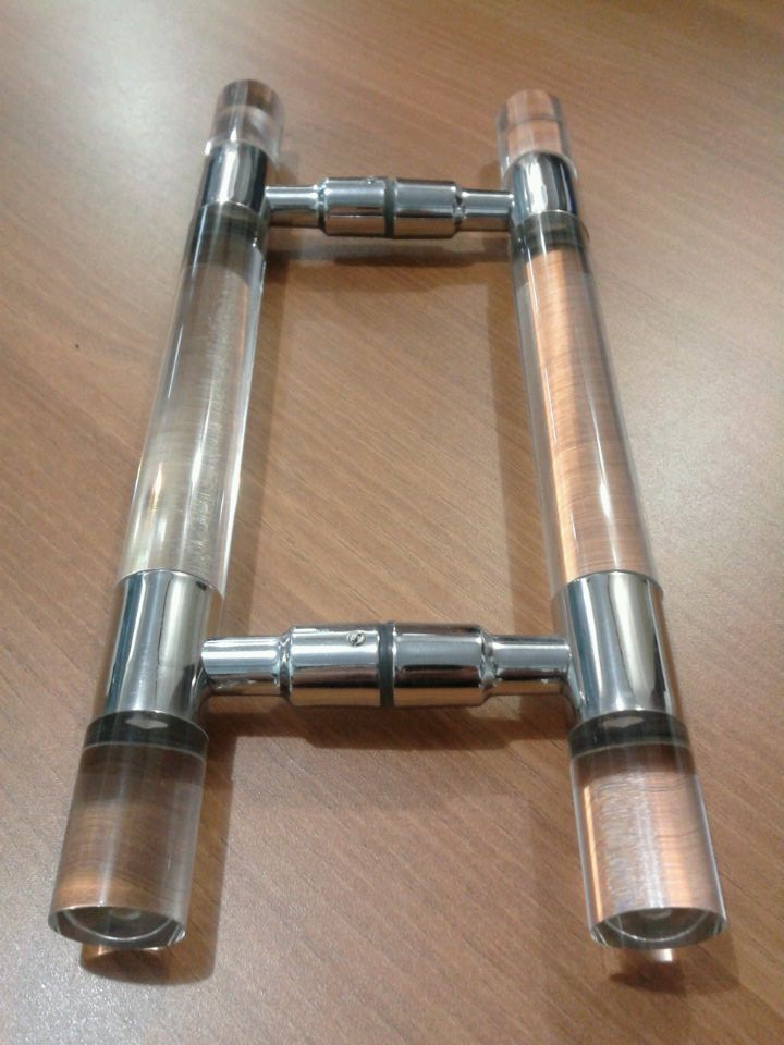 Luxury Glass Door Crystal Handle Shower Room Handle Wooden Door Office Door Office Door Bathroom Glass Door Big Handle 