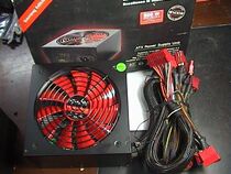  Xilence 600W Active PFC Power Supply 24 8 plug Graphics card 8P 6P
